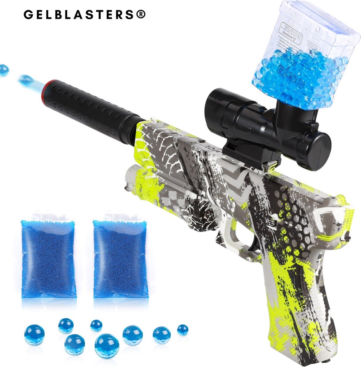 GelBlasters® | Orbeez Gun - Nerf - Waterpistool - Speelgoedblaster - Gel Blaster -  Inclusief 21,000 Orbeez & Veiligheidsbril